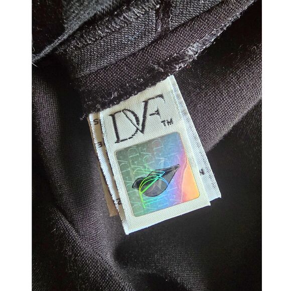 Diane von Furstenberg Pencil Skirt Black Emma Diamond Quilted Mini Designer 4 - Picture 4 of 7